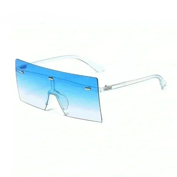 Accessories - Blue Square Sunglasses